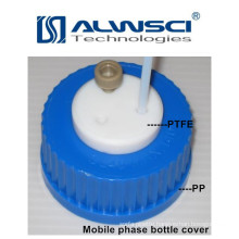 mobile phase bottle cover laboratoray analysis